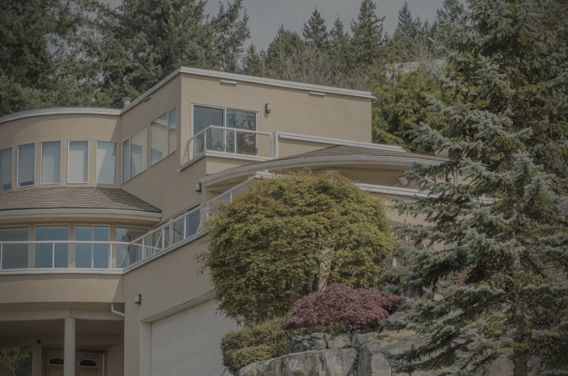 Stucco Home - Before painting