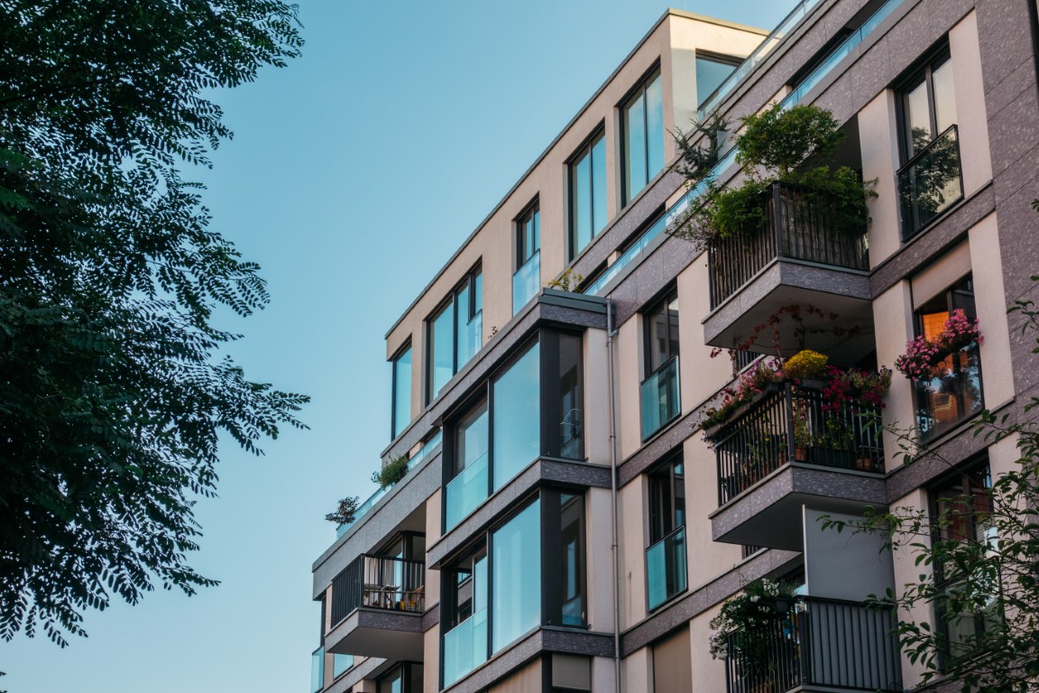 Modern Apartment Exterior Detail